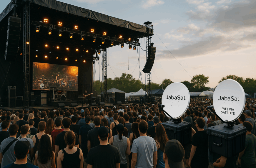 JabaSat WiFi Vía Satélite para Eventos: Conectividad Confiable en Cualquier Lugar